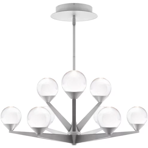 82027 Modern Forms PD-82027-SN Double Bubble 9 Light 23.88 inch Satin Nickel ...