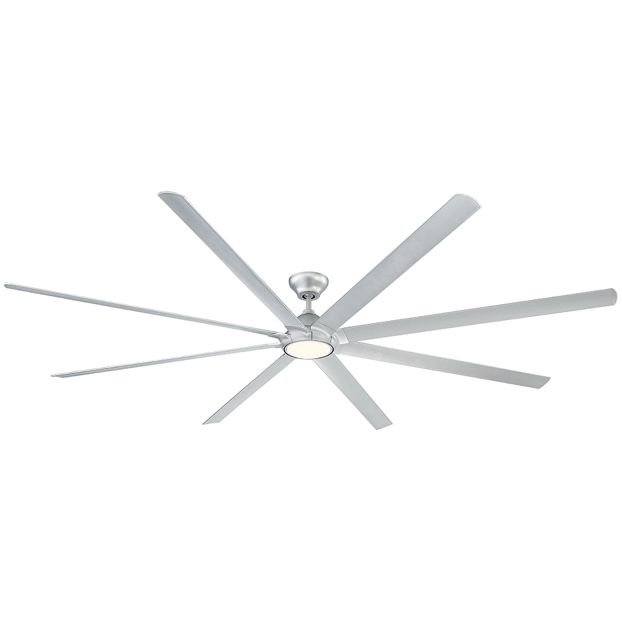 Hydra 120 inch Titanium Downrod Ceiling Fan in 3500K