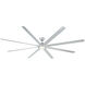 Hydra 120 inch Titanium Downrod Ceiling Fan in 3500K
