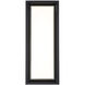 Framed LED 10 inch Black Outdoor Wall Light in 20in.