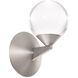 Double Bubble 1 Light 6 inch Satin Nickel Wall Sconce Wall Light