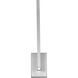 Mako LED 22 inch Brushed Aluminum Outdoor Wall Light in 3000K