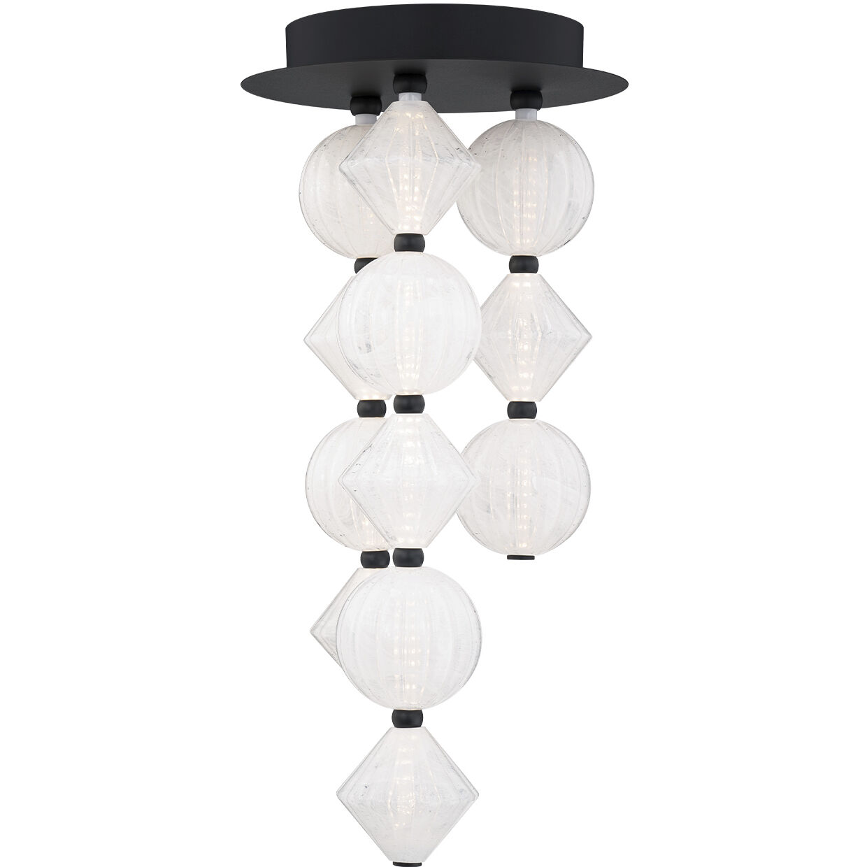 Pearla LED 11 inch Black Indoor Ceiling Lighting