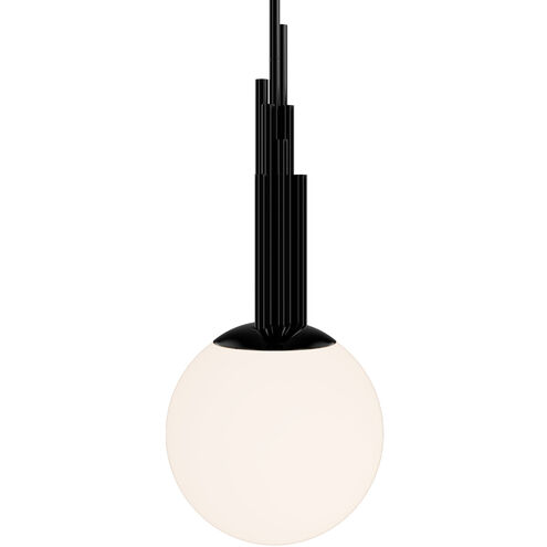 Sybil LED 9.9 inch Polished Black Nickel Indoor Hanging Lighting Ceiling Light in 4000K