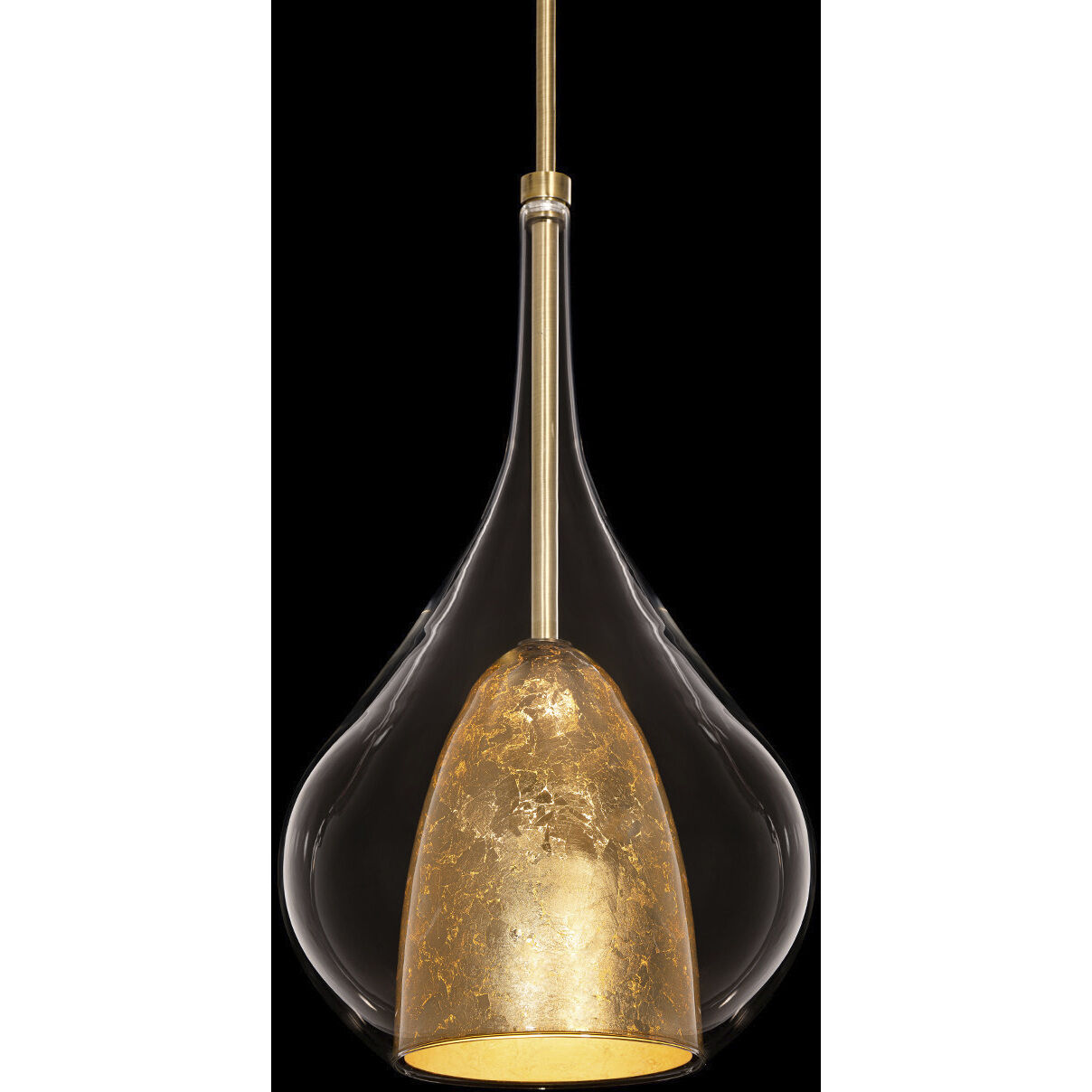 Modern Forms PD-74318-AB/GL Helios 1 Light 10 inch Aged Brass Gold