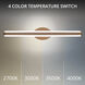 Mainline LED 28.13 inch Aged Brass Bath Vanity & Wall Light