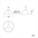 The Ring LED 36 inch Black Chandelier Ceiling Light in 2700K, 36in.