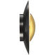 Blaze Wall Sconce Wall Light in 12in., Gold Leaf