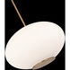 Illusion 1 Light 16 inch Aged Brass Pendant Ceiling Light in 3000K