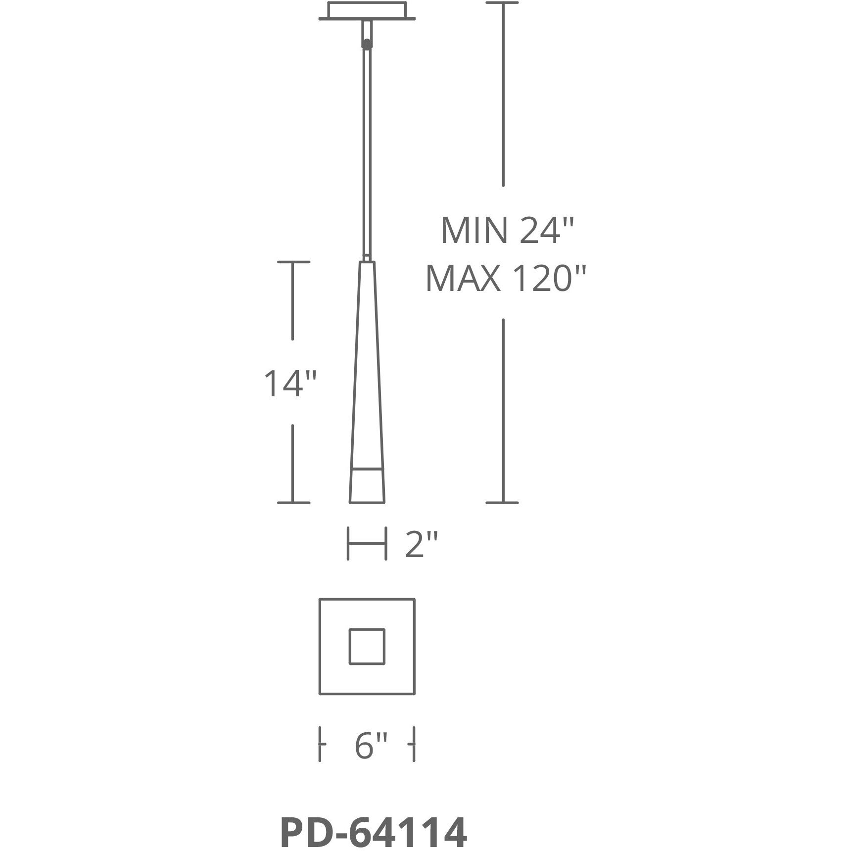 Harper LED 15 inch Black Mini Pendant Ceiling Light