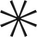 Size Matters 65 inch Matte Black Downrod Ceiling Fan