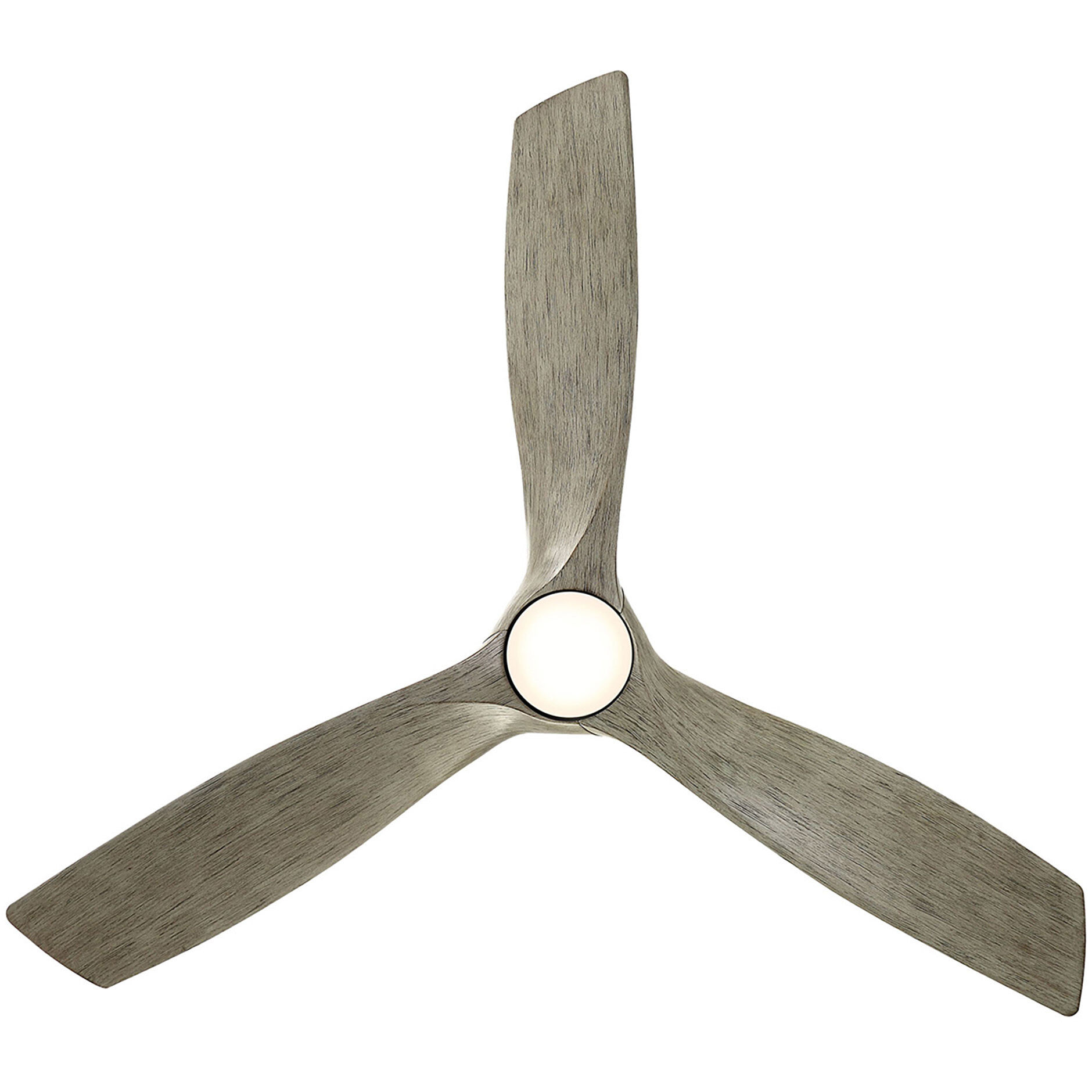 Zephyr 62 inch Graphite and Weathered Wood with Weathered Wood Blades Downrod Ceiling Fan in Graphite Weathered Wood, Smart Ceiling Fan