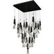 Kilt 25 Light 28 inch Black Multi-Light Pendant Ceiling Light