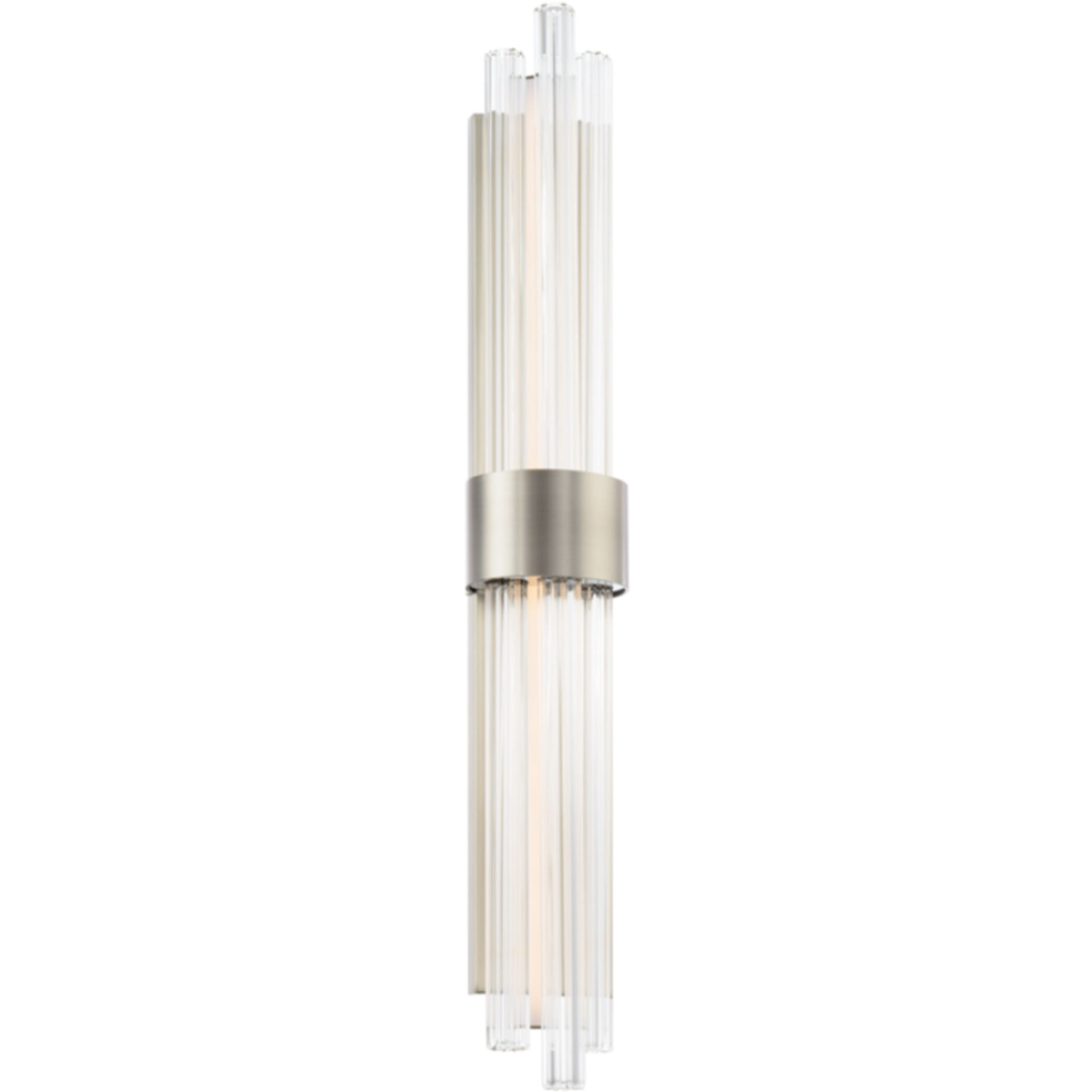 Luzerne 2 Light 4.25 inch Brushed Nickel Bath Vanity & Wall Light in 28in.
