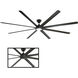 Hydra 120 inch Bronze Downrod Ceiling Fan in 3500K