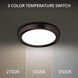 Argo LED 7 inch Black Flush Mount Ceiling Light