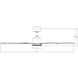 Size Matters 65 inch Matte White Downrod Ceiling Fan