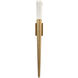 Scepter Wall Sconce Wall Light in Aged Brass