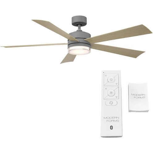 Wynd 60 inch Graphite Weathered Gray Ceiling Fan in 3500K