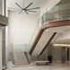 Hydra 120 inch Bronze Downrod Ceiling Fan in 3500K