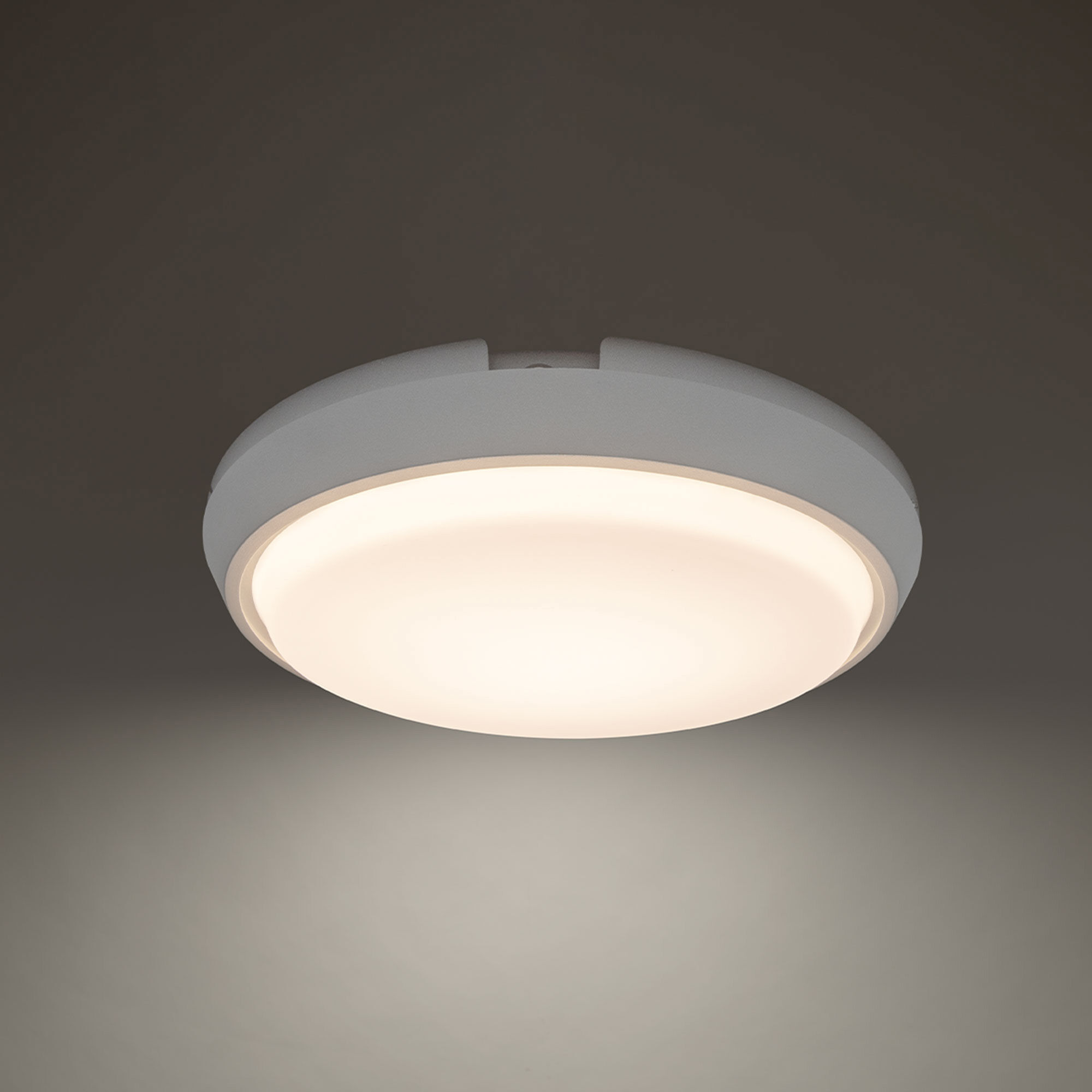 Modern Forms FM 5415 30 TT EM Zenith LED 15 inch Titanium Flush Mount Ceiling Light in 3000K Has EM Backup Battery