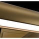 Inlet Indoor Wall Lighting in 3000K, Aged Brass