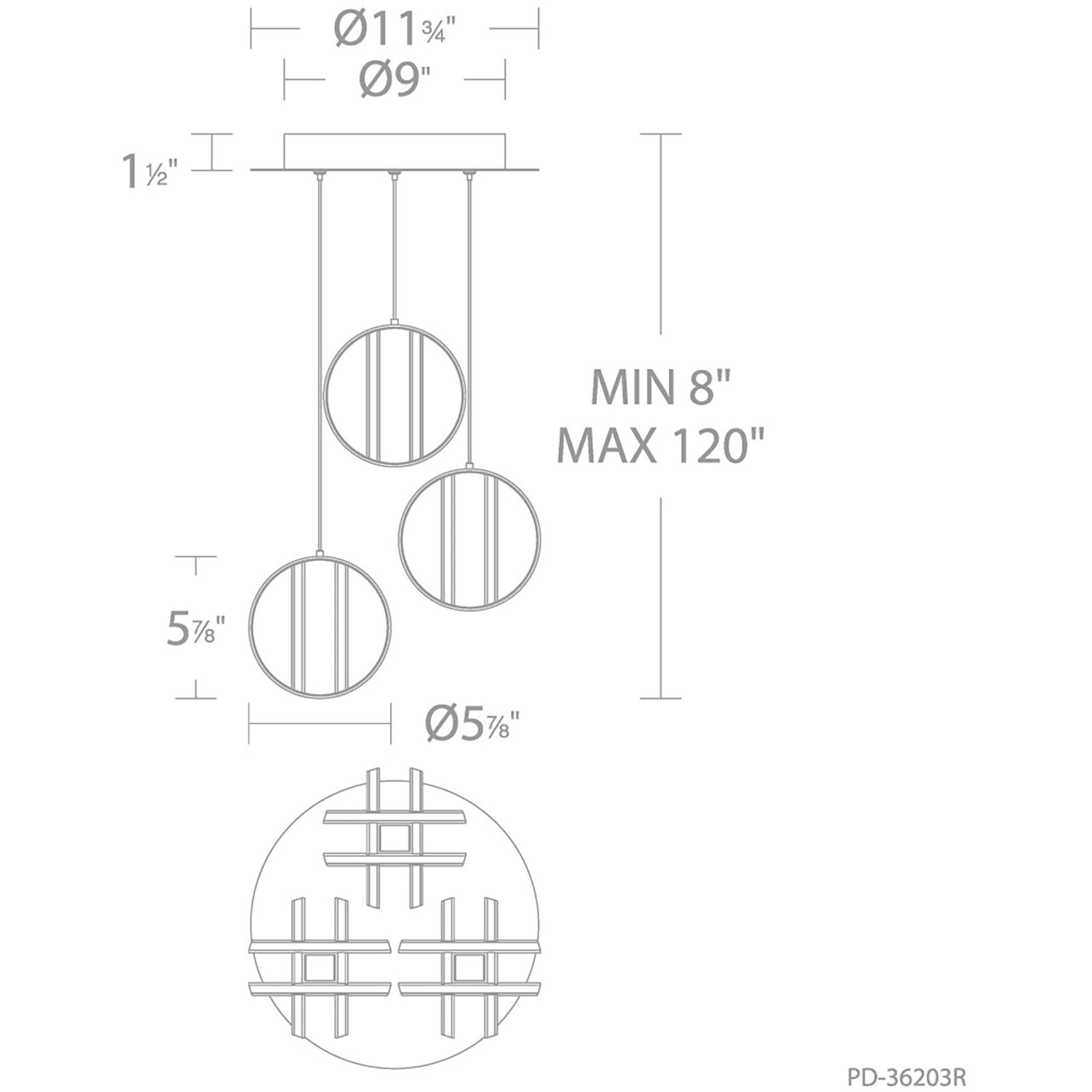 Carillion 1 Light 12 inch Brushed Nickel Pendant Ceiling Light