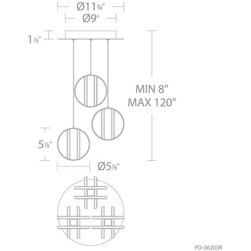 Carillion 1 Light 12 inch Black Pendant Ceiling Light