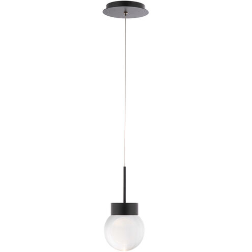 Double Bubble LED 5 inch Black Pendant Ceiling Light