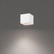 Kube 1 Light 5 inch White Outdoor Flush Mount