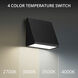 Flue 1 Light 5.5 inch Black Outdoor Wall Light in 3000K