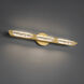 Hadleigh LED 32 inch Aged Brass Bath Vanity & Wall Light