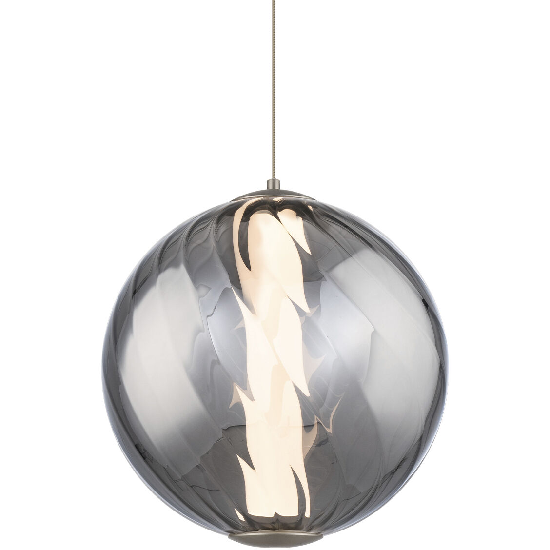 Swirly 1 Light 9.90 inch Pendant