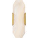 Toulouse Wall Sconce Wall Light in Aged Brass