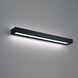 Open Bar LED 27 inch Black Bath Vanity & Wall Light in 2700K, 27in.