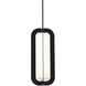 Echelon 1 Light 9 inch Black Pendant Ceiling Light