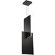 Amari 8 Light 11 inch Black Mini Pendant Ceiling Light