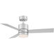 Axis 44 inch Titanium Downrod Ceiling Fan in 3000K