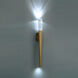 Scepter LED 4 inch Aged Brass ADA Wall Sconce Wall Light