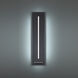 Midnight 1 Light 26 inch Black Outdoor Wall Light in 4000K, 26in.