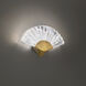 Sensu Wall Sconce Wall Light in Aged Brass