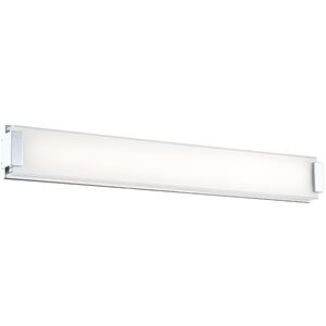 Polar LED 40 inch Chrome Bath Vanity & Wall Light in 40in.