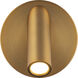 Aspire 5 inch Aged Brass Reading Light Portable Light