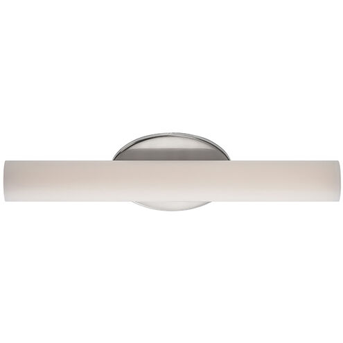 Loft LED 18 inch Brushed Nickel Bath Vanity & Wall Light in 3000K, 18in.