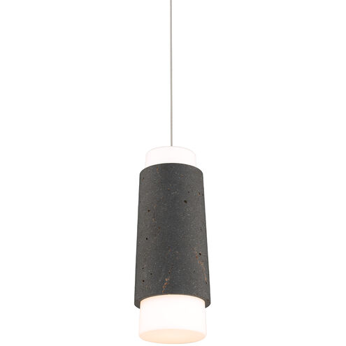 Chauncey LED 5.13 inch Bassalt Stone and Black Indoor Hanging Lighting Ceiling Light in 2700K