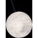 Pisces 1 Light 8 inch Black Mini Pendant Ceiling Light in 4000K