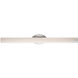 Loft LED 32 inch Brushed Nickel Bath Vanity & Wall Light in 2700K, 32in.