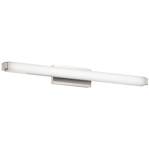 Mini Vogue LED 25.75 inch Brushed Nickel Bath Vanity & Wall Light in 3000K, 24in.