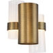 Harmony LED 10.56 inch Aged Brass Wall Sconce Wall Light
