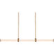 Clique LED 2.5 inch Aged Brass Indoor Hanging Lighting Ceiling Light